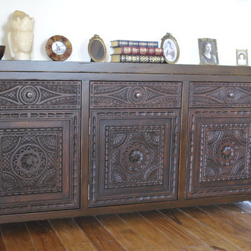 Alhambre Panel Style Spanish Colonial Cabinets