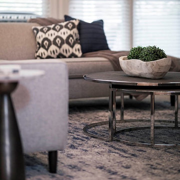 Alpharetta Contemporary - Living Room Remodel