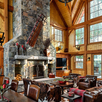 Alpine Ski Home: Living Room