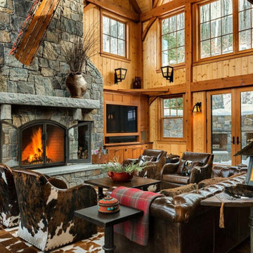 Alpine Ski Home: Living Room