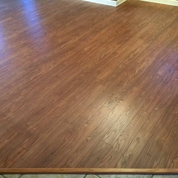 Amber Walnut Laminate Floor