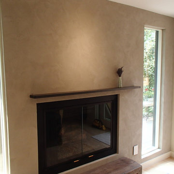 American clay fireplace, Boulder
