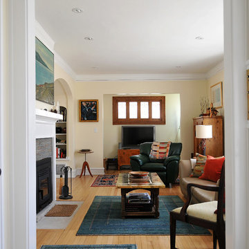 American Four Square Remodel, Shorewood, WI, Living Room