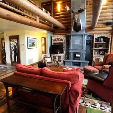American Ranch Log Home