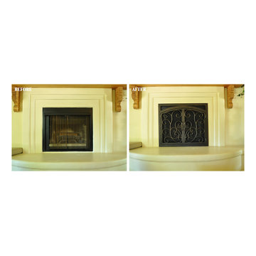 AMS Fireplace Doors Remodel Ideas