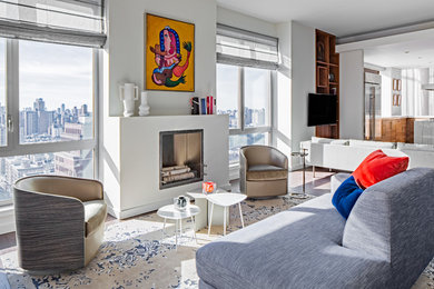 Modernes Wohnzimmer in New York