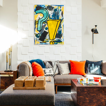 An Eclectic Family Room
