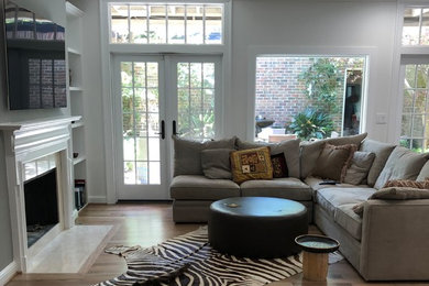 Eclectic living room photo in Atlanta
