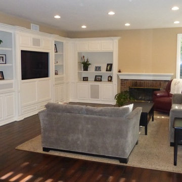 Anaheim Hills-Flooring, updated cabinetry, new kitchen & built in redesign