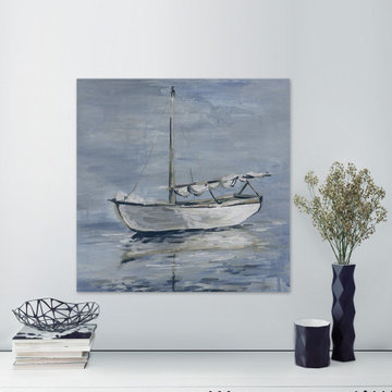 "Anchor Away" Painting Print on Wrapped Canvas