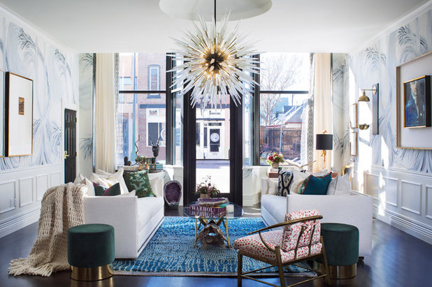 Eclectic Living Room by Andrea Schumacher Interiors