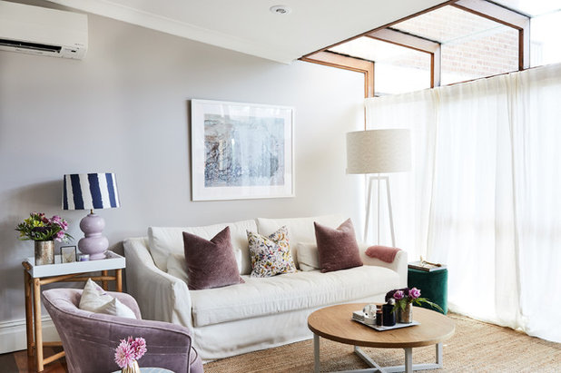Transitional Living Room by Emma Blomfield