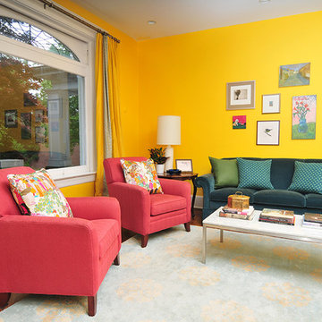 Annie Elliott's Color Splashed Home in DC