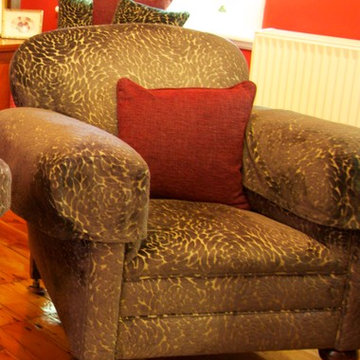 Antique Armchairs Re-covered
