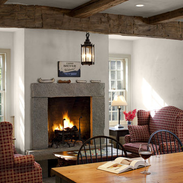 Antique Farmhouse Kitchen Fireplace