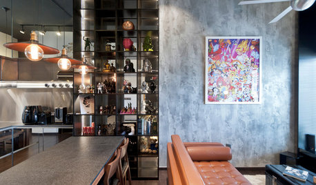 Houzz Tour: Edgy, Industrial-chic Penthouse Apartment in Siglap