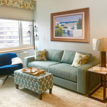Apartment in Aqua: Living Room