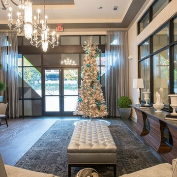 Apartment Living: Downtown Christmas, Funky and Chic