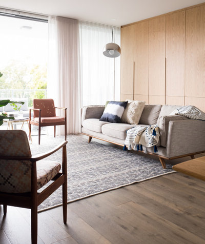 Contemporary Living Room by Belljar Interiors