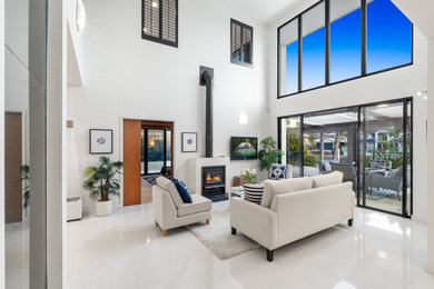 Coastal living room in Brisbane.
