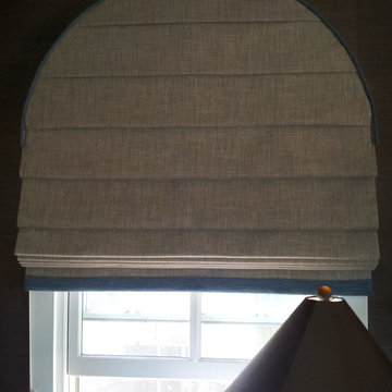 Arched Window Roman Shade