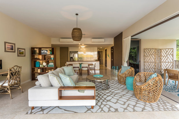 Resort Living Room by Interior Design Journey Pte Ltd