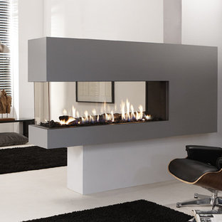 3 Sided Fireplace Ideas Photos Houzz