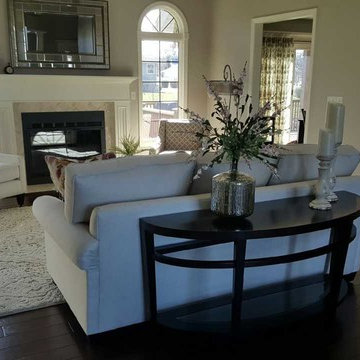 Architectural Classic Elegance Living Room Dining Room