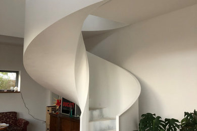 Architektentreppe im Wohnhaus