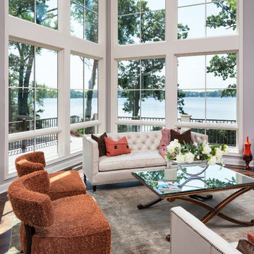 Artisan Home 2015 - Transitional Living Room Lake View