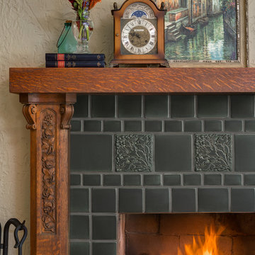 Arts and Crafts Fireplace