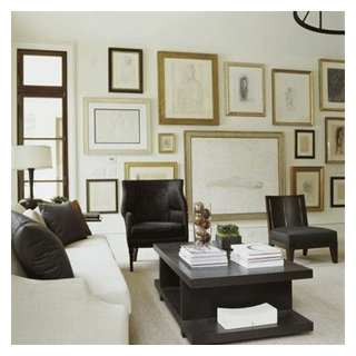 Artwork Wall - Eclectic - Living Room - Burlington - by TANIA KRATT ...