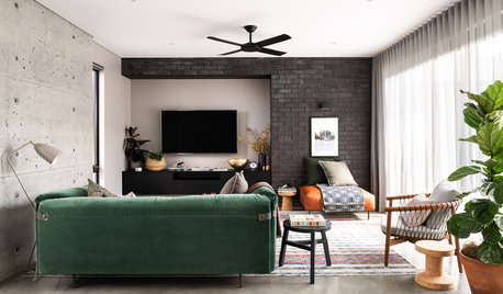 Room of the Week: A Contemporary, Mixed-Material Living Area