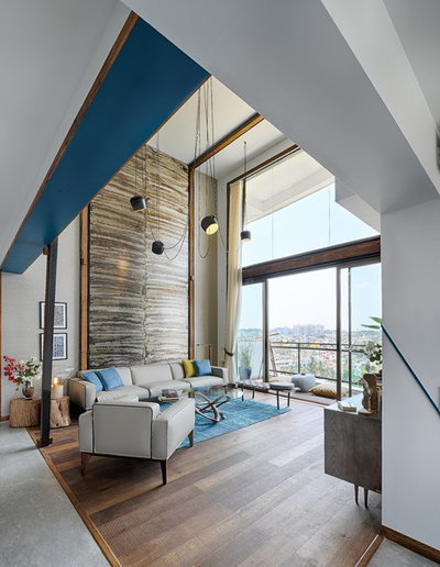 Contemporary Living Room by Aamir and Hameeda Associates