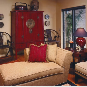Asian Inspired Living Room