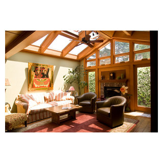 Atrium Addition - Eclectic - Living Room - San Francisco - by Merz ...