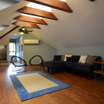Attic Rec Room for Teens