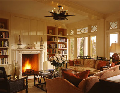 Traditional Living Room by Austin Patterson Disston Architects