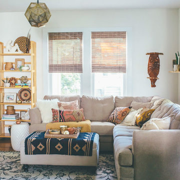 Autumn-Inspired Southwestern Boho Living Room