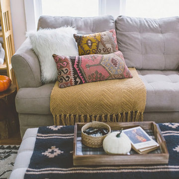 Autumn-Inspired Southwestern Boho Living Room
