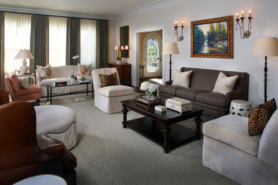 Elegant living room photo in Jacksonville