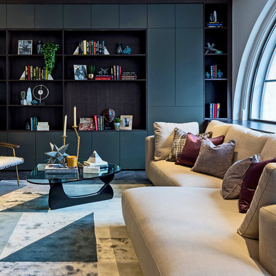 Contemporary Living Room by Alexander James Interiors