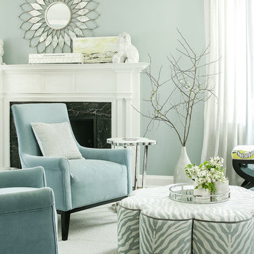 Baby Blue Living Room