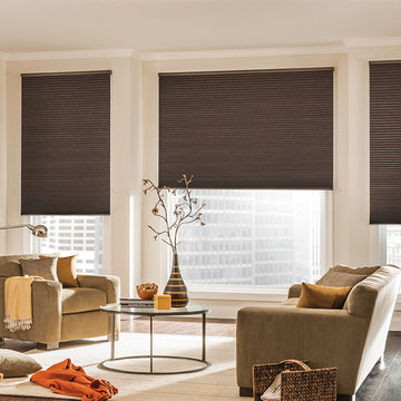 Bali 3/4" Single Cell Cellular Shades with Motorized Lift: Legacy, Hiking Trail