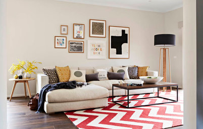 Relookez votre salon avec un tapis à motifs