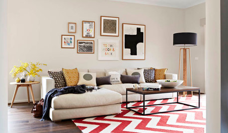Relookez votre salon avec un tapis à motifs