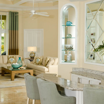 Bar and Family Room in Palm Beach Gardens