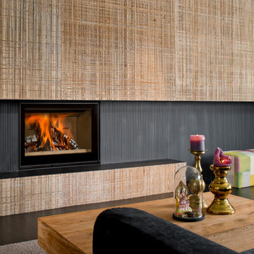 Barbas - Inset woodburning feature fireplaces
