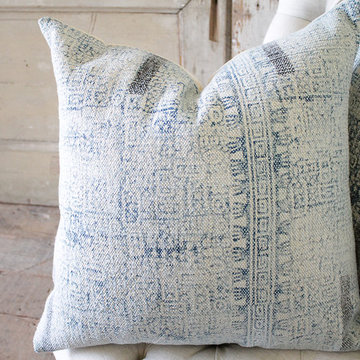 Batik Color Block Style Accent Pillows