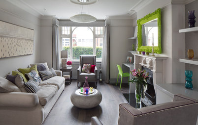 Houzz Tour: Fresh, Sophisticated Redo Wakes Up a Tired London Flat